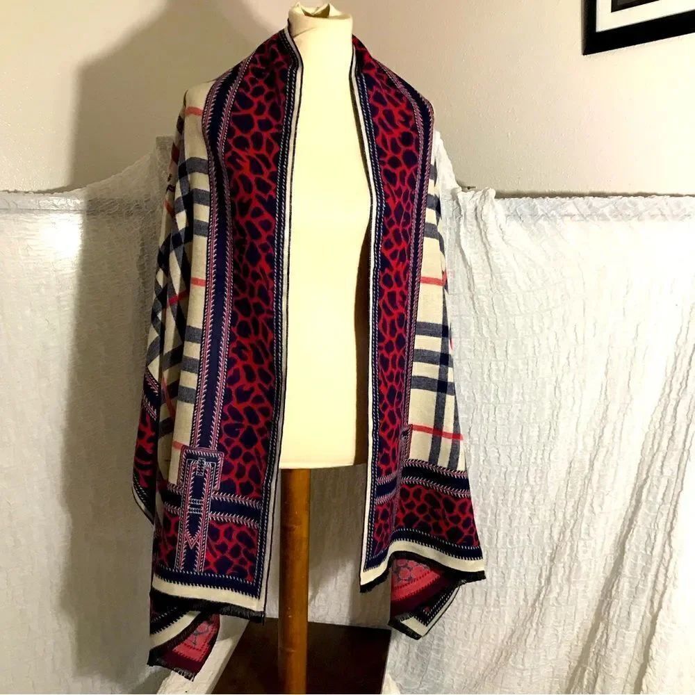 Silk Modal Multi-Print Wrap